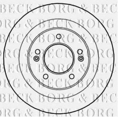 BORG & BECK bbd5230 -  Диск тормозной